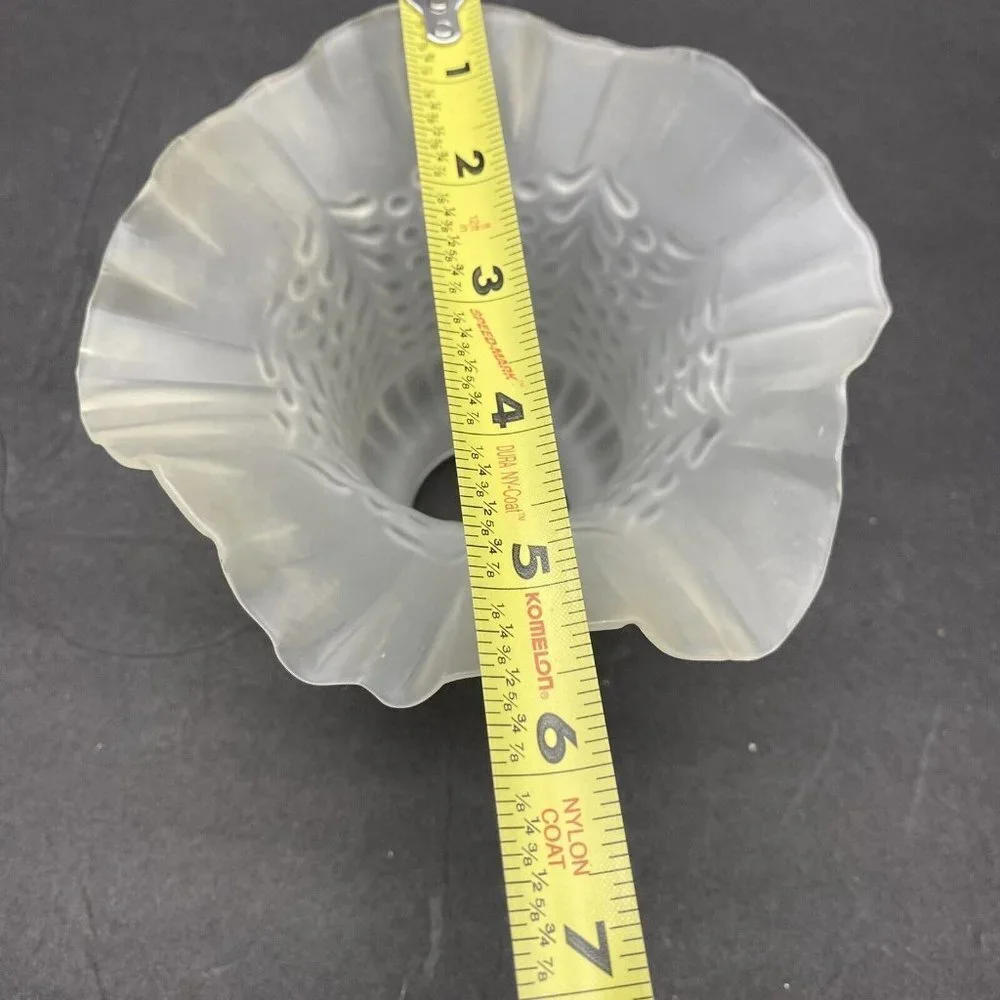 VTG Frosted Fluted Glass Light Shades 2